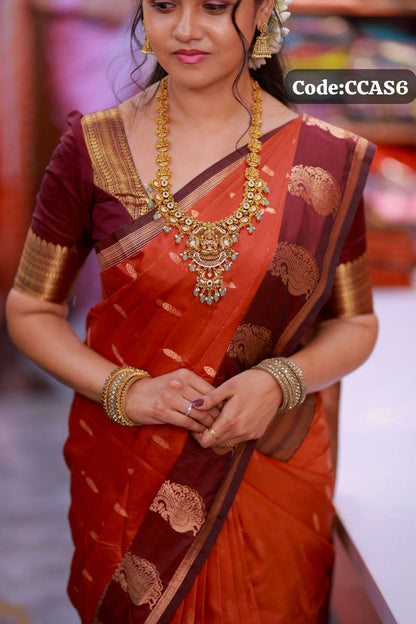 Kanchi soft silk sarees🥰😎📚