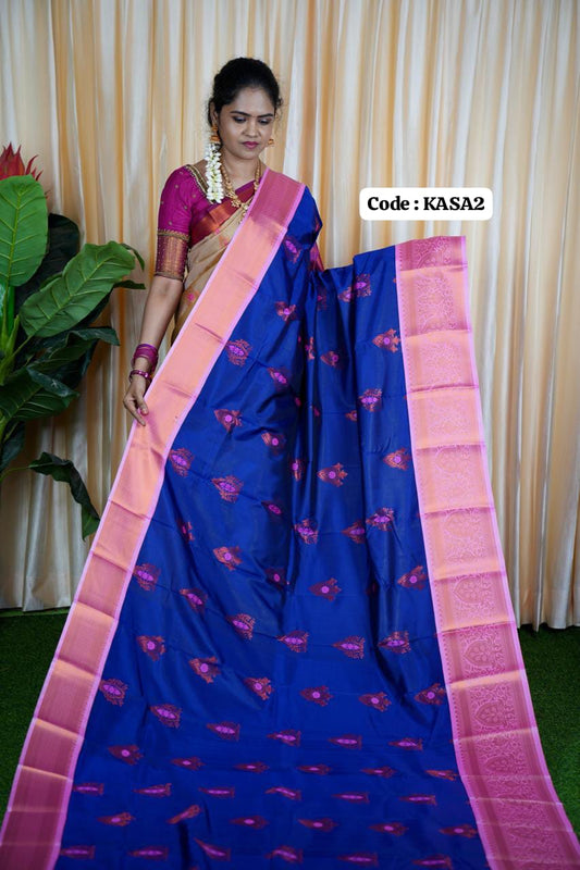 kanchi semi silk saree🥳