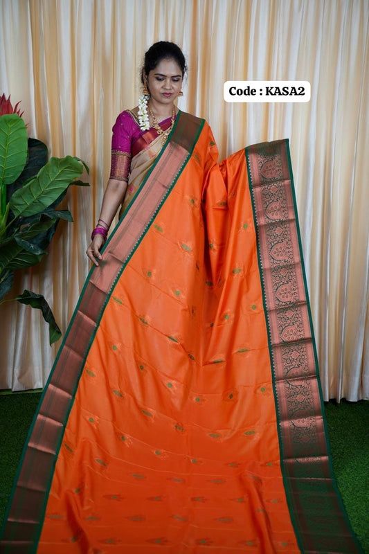 kanchi semi silk saree🥳