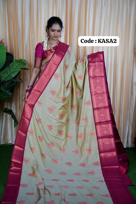 Kanchi semi silk saree🥳