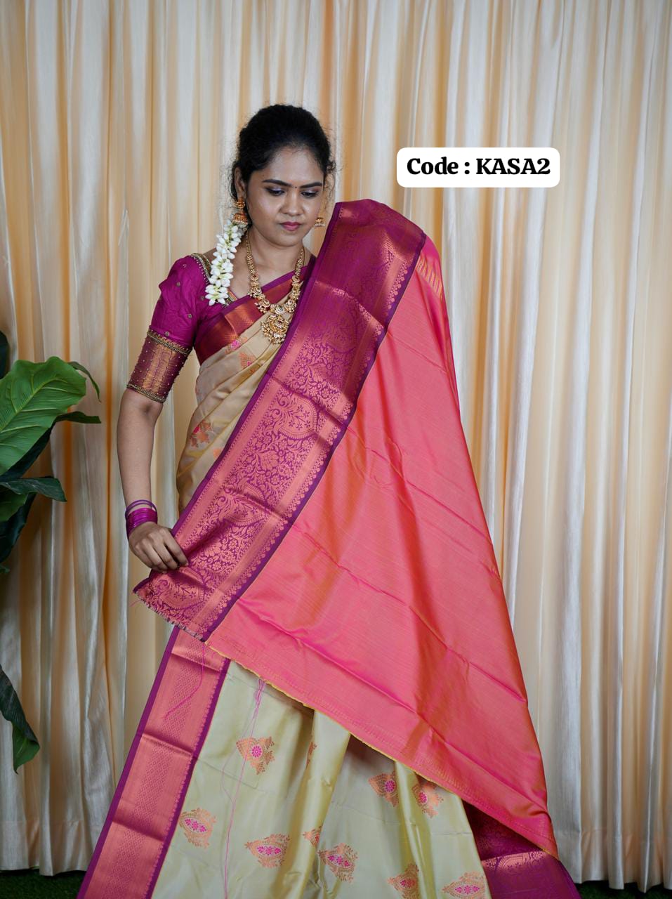 Kanchi semi silk saree🥳