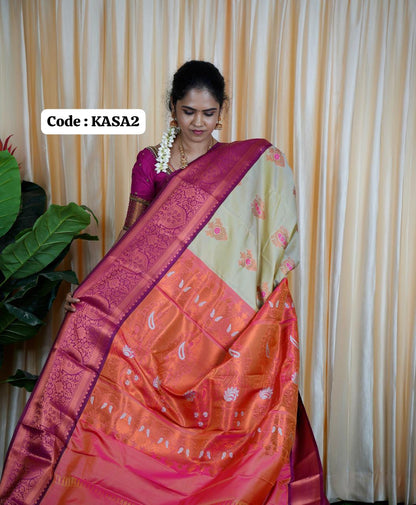 Kanchi semi silk saree🥳
