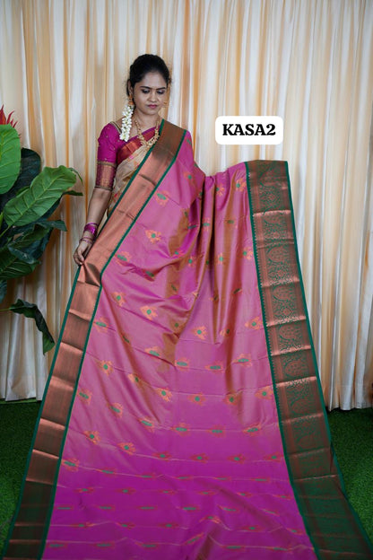 Kanchi semi silk saree🥳