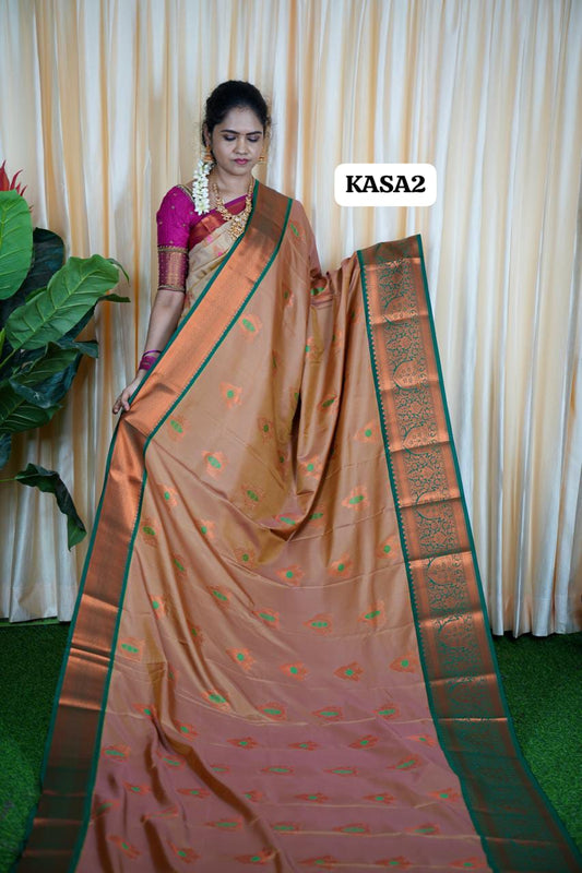Kanchi semi silk saree🥰🥳