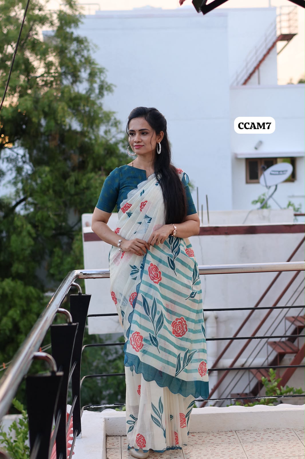 Linen cotton saree🥳