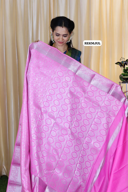 Bridal.Semi soft silk saree 🥳