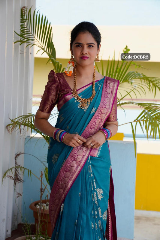 Premium warm silk saree🥳