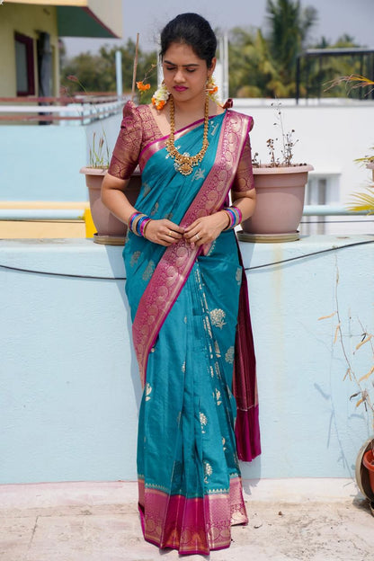 Premium warm silk saree🥳