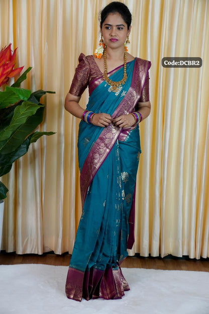 Premium warm silk saree🥳
