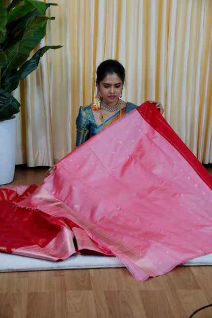 Gadwal semi silk saree 🥰😎📚