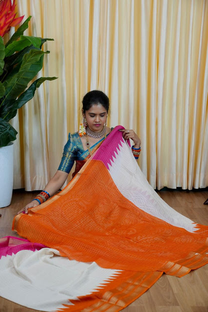 Soft crepe dola silk Saree🎁