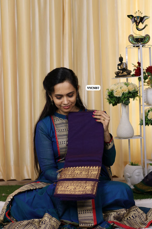 Kanchi Cotton Saree(Elephant design)