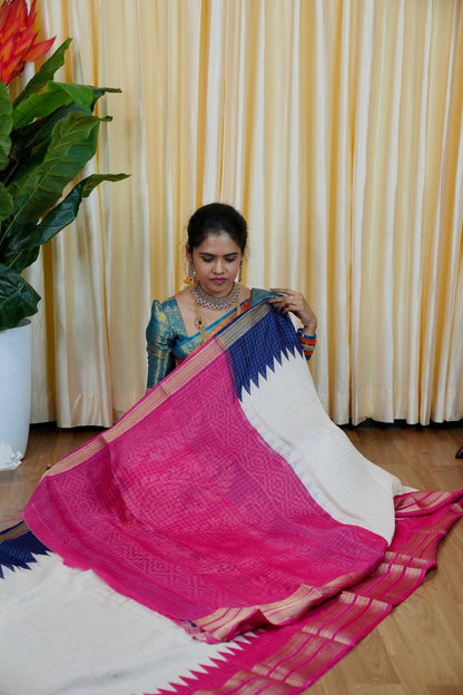 Soft crepe dola silk Saree🎁