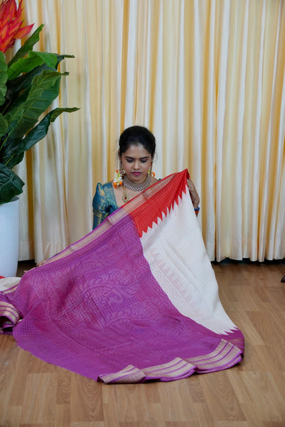 Soft crepe dola silk Saree🥰🎁