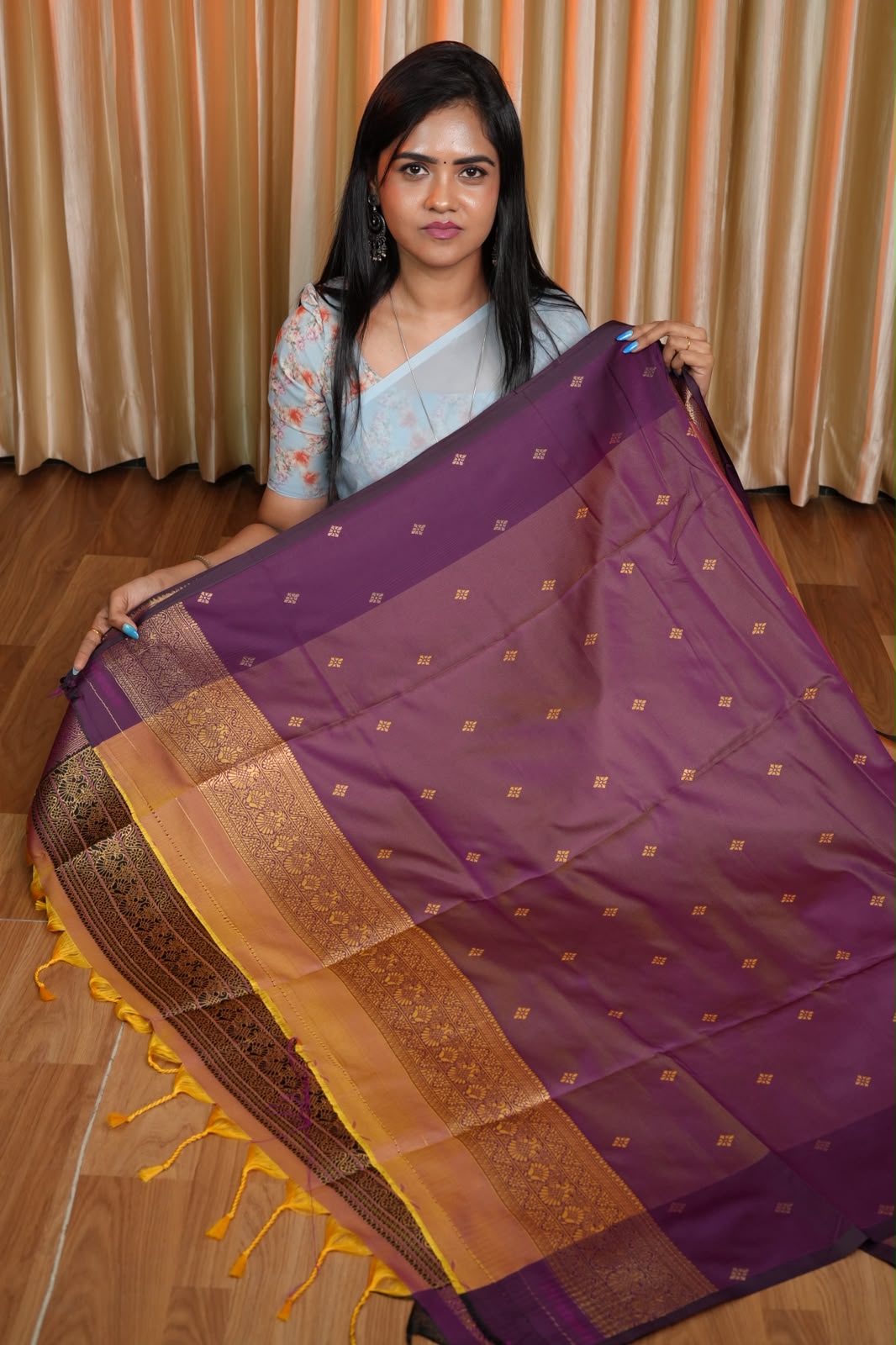 Kanchi semi silk sarees🥰😎📚