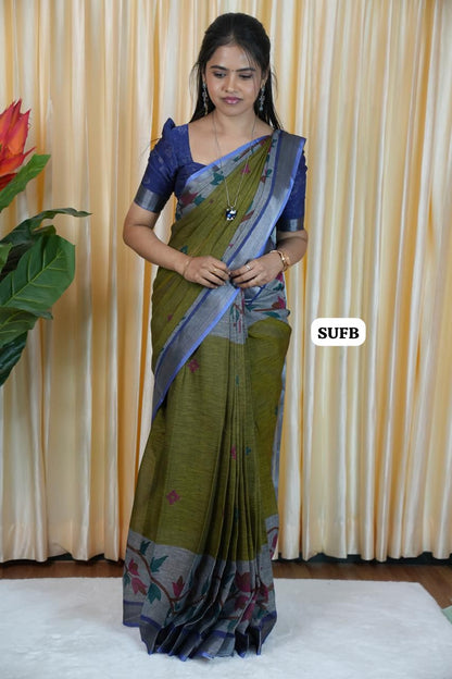 Line Cotton saree 🥰😎