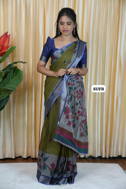 Line Cotton saree 🥰😎