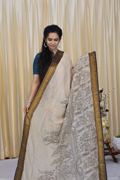 Premium organic Handloom Kalamkari saree -Prebook 😍😎⏰📚
