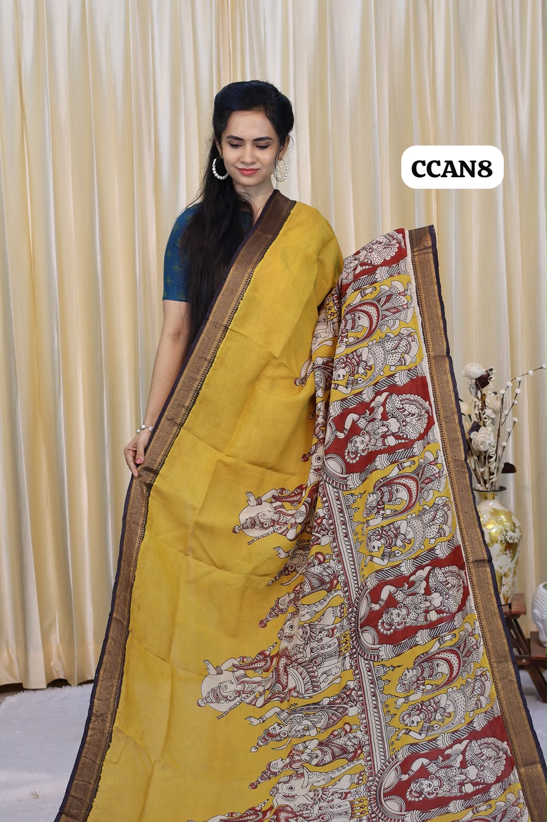 Premium organic Handloom Kalamkari sarees -Prebook 😍😎⏰📚