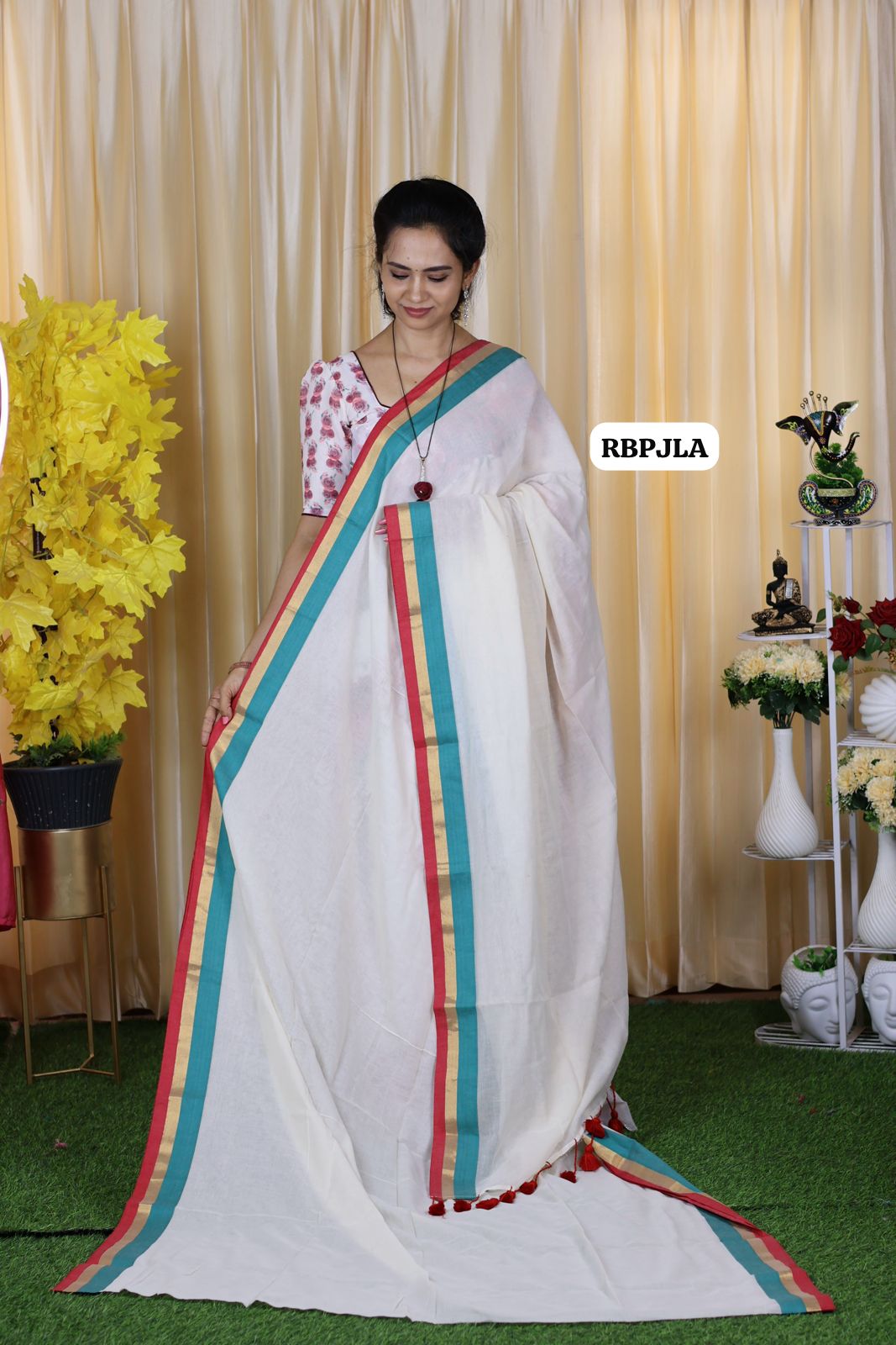 Mulmul cotton saree 🥳