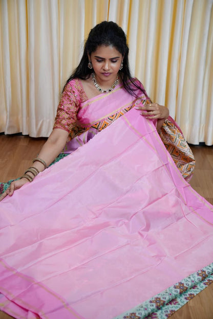 Soft silk Saree🥰😎🌈📚