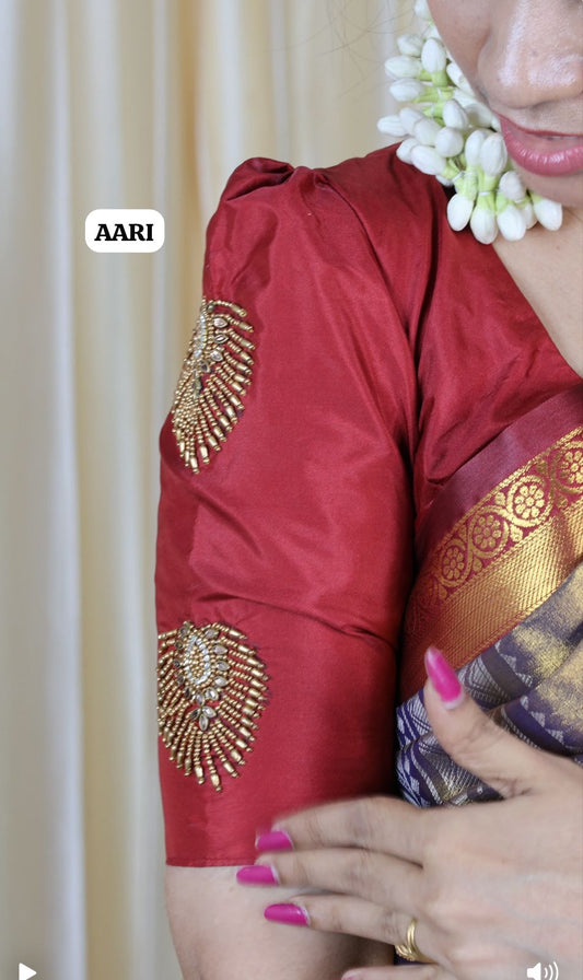 Aari work blouse unstitched 🥳