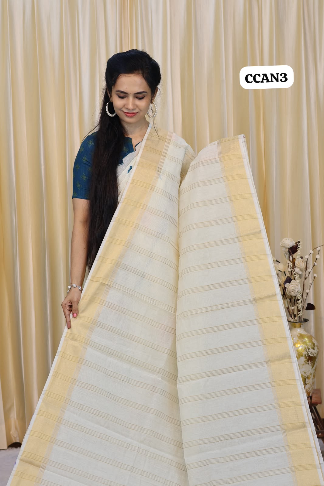 Linen Cotton saree😍🥳