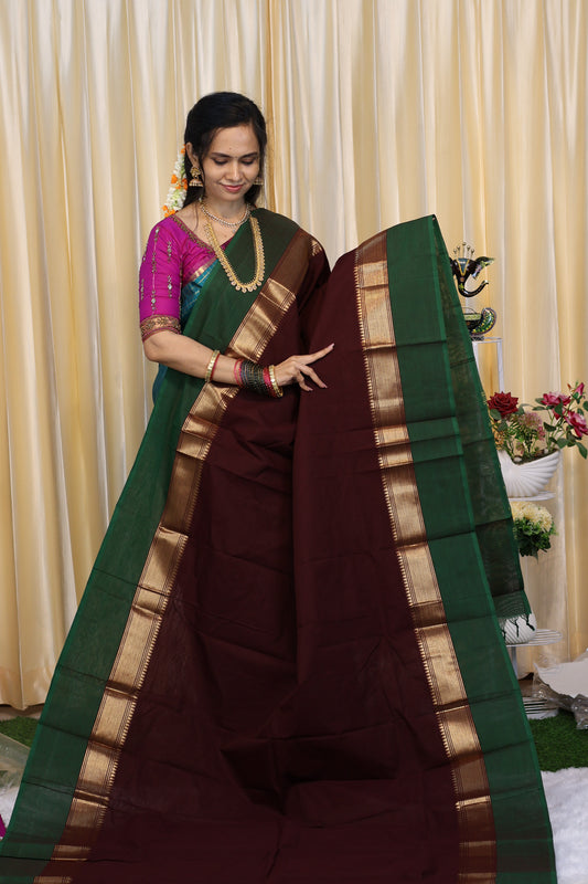 Vtv Thrisha inspired Chettinad kanchi cotton  😍✅