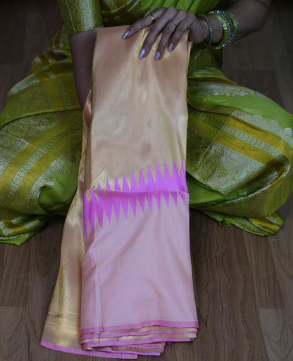 Kanchi semi silk saree🥰😎📚