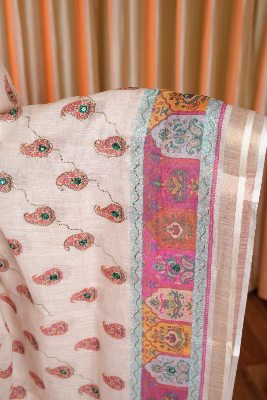 Linen cotton sarees🥳