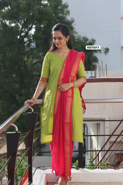 Stitched cotton dress material😍😎