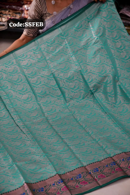 Semi silk saree🥰😎📚