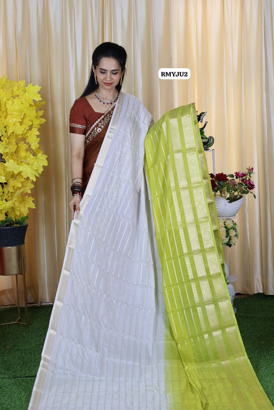 Mysore crepe silk saree 🥳
