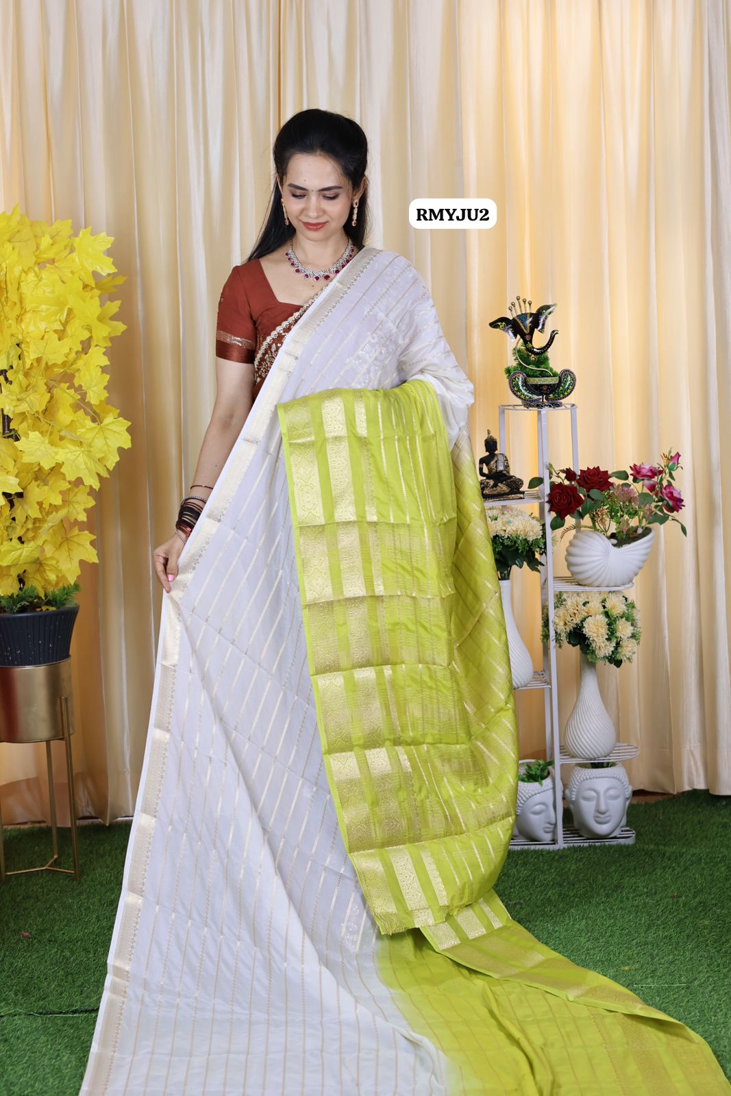 Mysore crepe silk saree 🥳