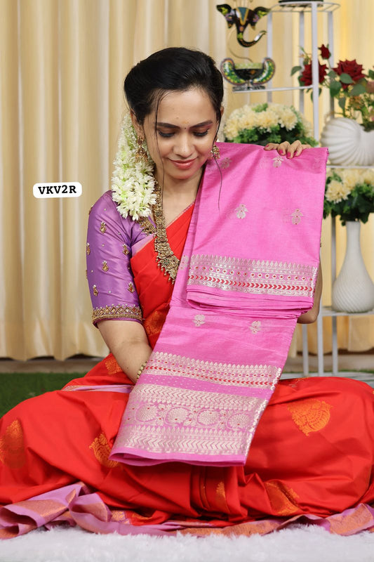 Kota soft semi silk saree with running blouse😍🥳