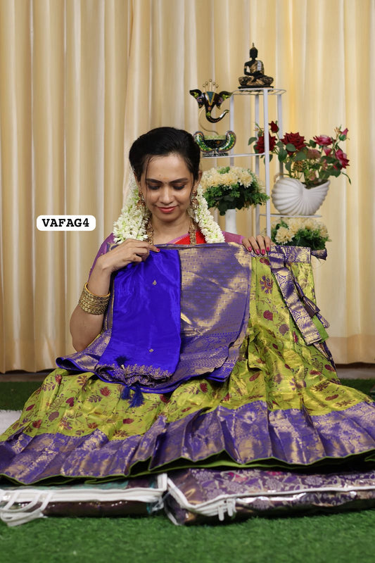 Kanchi semi silk Lehanga😍🥳