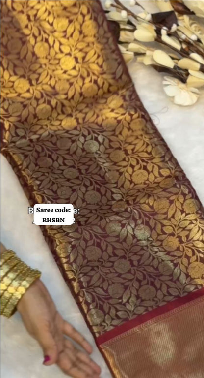 Soft Katan silk saree 🥳