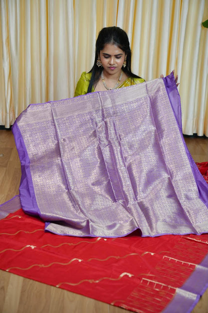 Warm silk saree🥳⛳