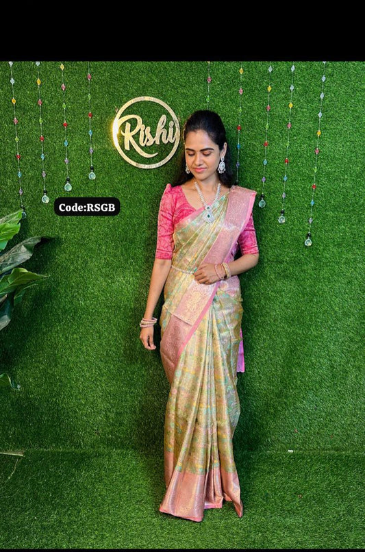 Banarasi tissue silk saree🥳