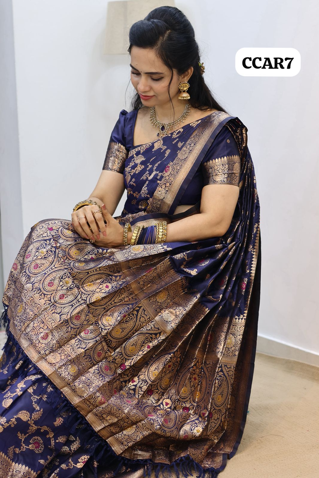 Kanchi Semi Silk Saree😍😎📚