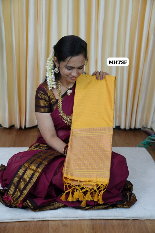 Tussar soft silk saree with sequence work🥰🥳
