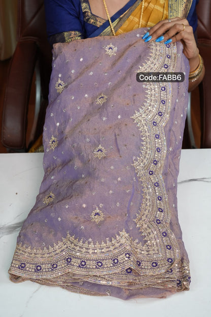 Space silk saree with designer blouse🥰🥳✅