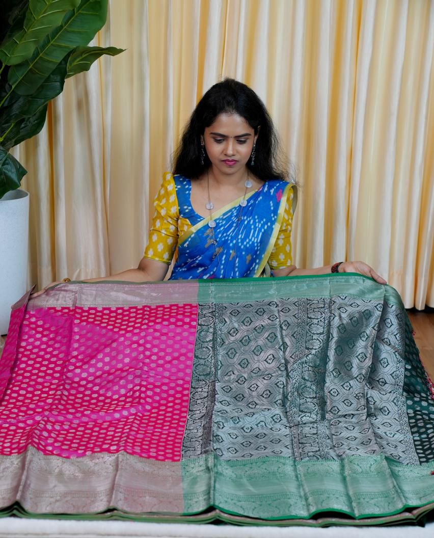 Semi silk sarees in 1000 Butta’s concept 🥳