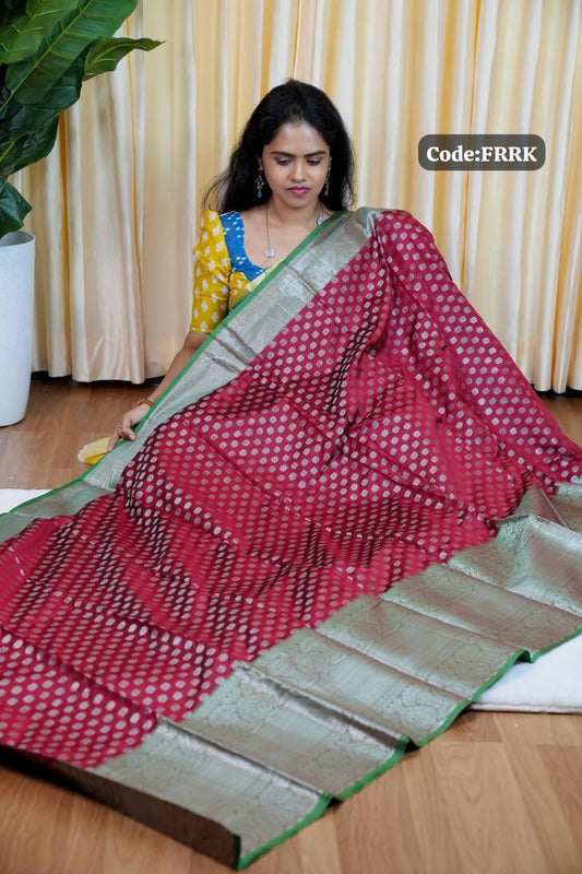 Semi silk sarees in 1000 Butta’s concept 🥳
