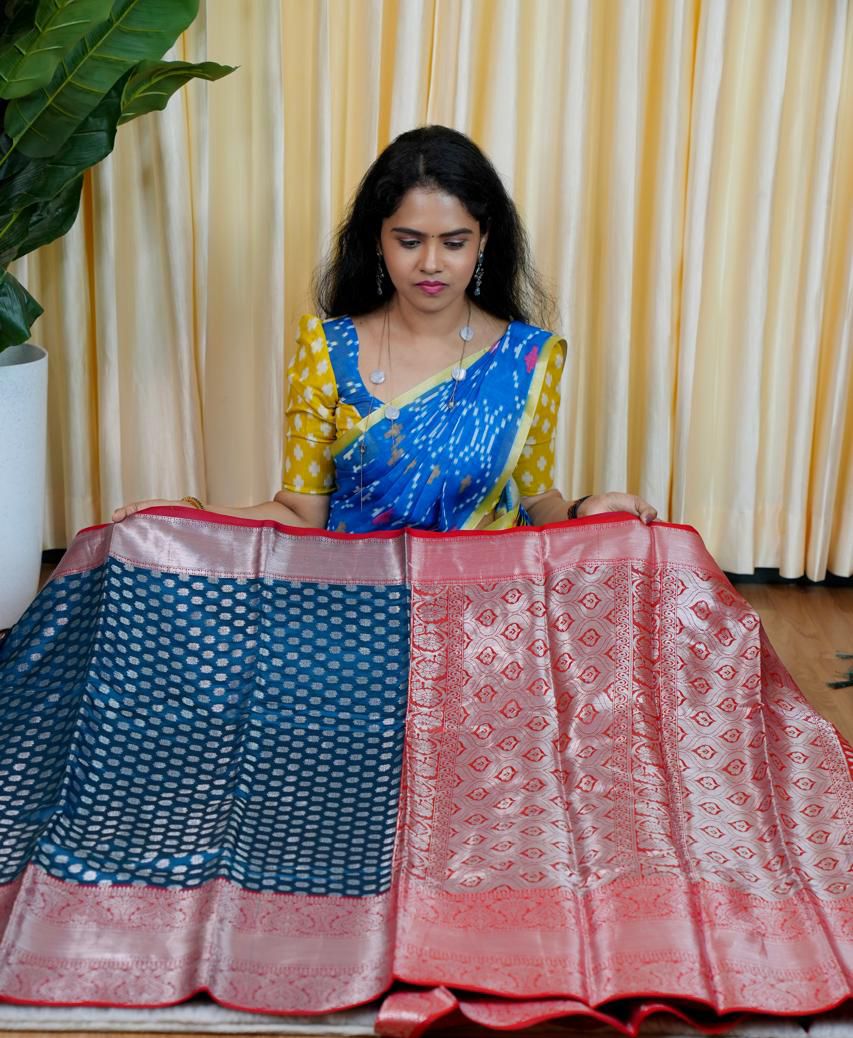 Semi silk sarees in 1000 Butta’s concept 🥳