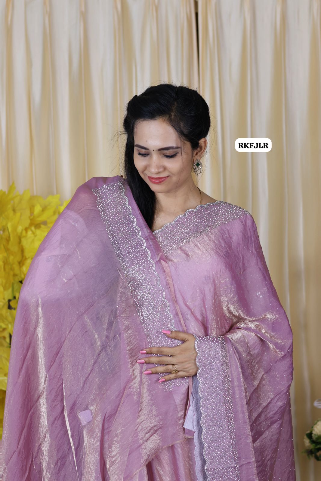 Space silk with jarkhan work Aadi offer 🥳