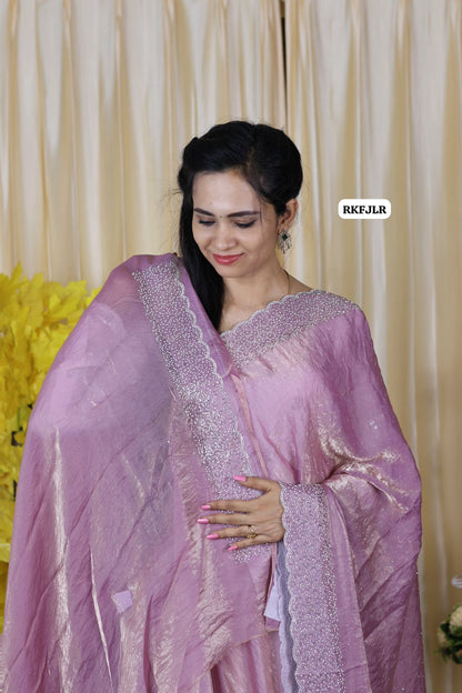 Space silk with jarkhan work Aadi offer 🥳