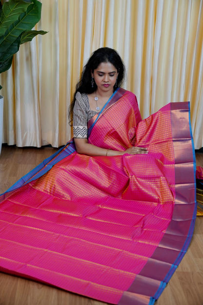 1000 Butta’s semi silk saree🥰😎