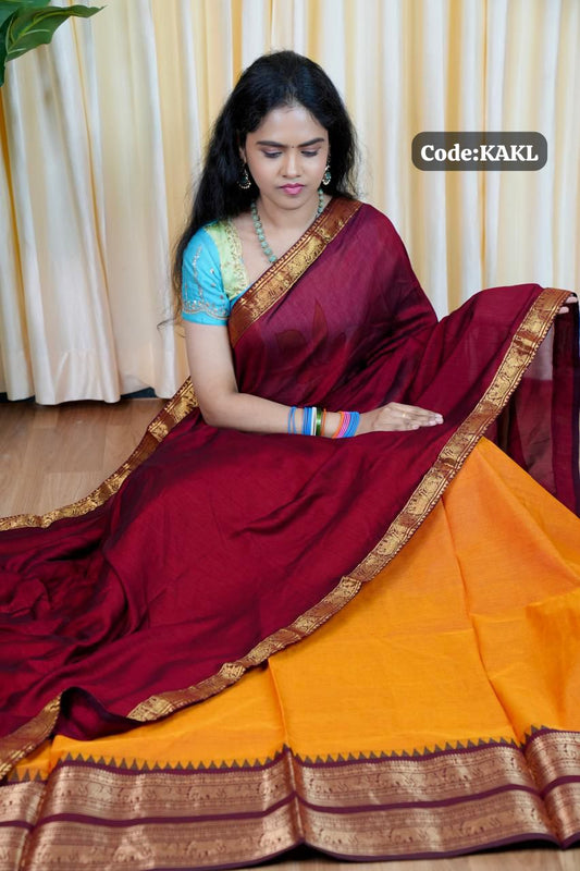 Premium Kanchi Half Saree unstitched 🥰😎 Prebook