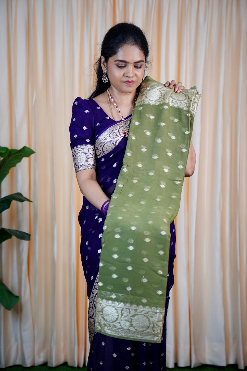 Viscose georgette sarees🥳